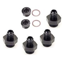 Fuel Pressure Regulator Kit Includes: (4) JEGS Radiused Pump Fittings -8AN port (3/4"-16 Thread) to -6AN hose