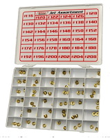 Alcohol Jet Assortment Jet Sizes 116 through 208