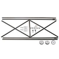 Pro Mod Series Double X-Brace Wheelie Bar Kit 96 in. Length