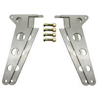 Wheelie Bar Bracket Kit 2 in. x 3 in. Square Axle Tubes