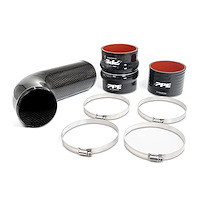 115020060 Turbo Inlet Upgrade Kit GM 6.6L Duramax 2017-2019 L5P Carbon Fiber Twill Weave