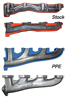 116111600 Manifolds and Up-Pipes Kit GM 2006-2007 Y-Pipe LLY/LBZ