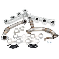 116112035 Manifolds and Up-Pipes GM 2011-2016 Y-Pipe LML - Silver