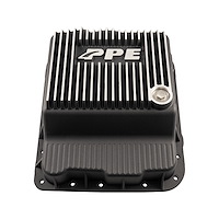 128051510 Heavy-Duty Cast Aluminum Transmission Pan for 1985-2014 GM 700R4, 4L60, 4L60E, 4L65, 4L70E, 4L75E [Brushed]
