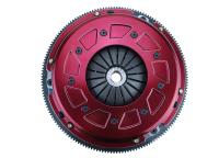 Pro Street Dual Disc 1250HP Metallic Clutch Kit with Flywheel for Chrysler 8 bolt Applications [1 1/8-26 Spline]