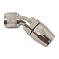 Full Flow Hose End 45-Degree (Non-Swivel)