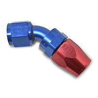 Full Flow Hose End 45-Degree (Swivel)