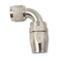 Full Flow Hose End 90-Degree (Non-Swivel)