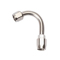 Full Flow Hose End 120-Degree (Non-Swivel)