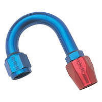 Full Flow Hose End 180-Degree (Non-Swivel)