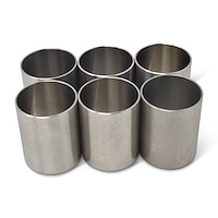 Stainless Steel Crimp Collars [-6 AN]