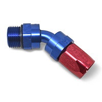 Full Flow Swivel Hose End 45-Degree