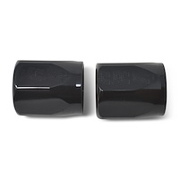 Full Flow Hose End Socket [Black Anodized Mirror Finish]