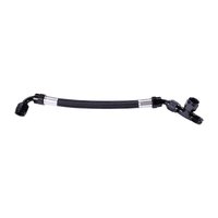 EZ-Street Fuel Inlet Assembly, For 30700 EZ Street TBI, -6 AN, Dual Feed [Black]