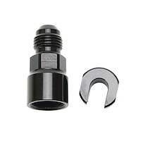 SAE Quick-Connect EFI Adapter Fitting Threaded Cap Screw-On Style