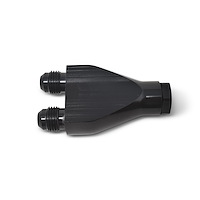SAE Quick-Connect EFI Adapter Y-Fitting 3/8" (Hard Tube) SAE Quick-Disconnect Female