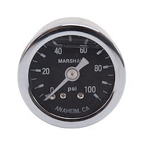 Fuel Pressure Gauge Liquid-Filled