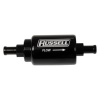 5/16 in Male to 5/16 in Male Barbed Fuel Check Valve [Black Anodized] 650623