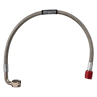 Fuel Line w/Red Fittings -04 AN Hose