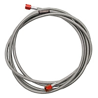 Fuel Line w/Red Fittings -04 AN Hose