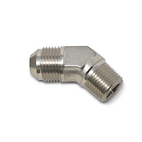 AN to NPT Adapter Fitting 45-Degree