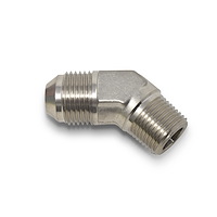 AN to NPT Adapter Fitting 45-Degree