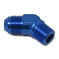 AN to NPT Adapter Fitting 45-Degree