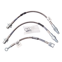 Street Legal Brake Hose Kit 1979-86 Mustang