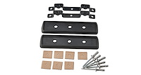 QMFK08 QuickMount Ditch Bracket, 2015-2022 Chevrolet Colorado, Incl. 6 Patches, 6 Rivets, 2 Brackets, 2 Low Gasket Skirts, For U