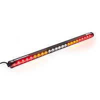 30 in. Light Bar RTL Clear Solid Amber, White Center, Solid Amber