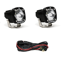 S1 Spot LED Light with Mounting Bracket Pair [Clear Lens]