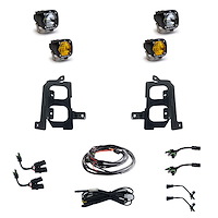 S1 Dual Fog Pocket Light Kit for 2020-2022 GMC Sierra 2500HD/3500HD
