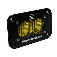 S2 Sport Black Flush Mount LED Auxiliary Light Pod [Universal]