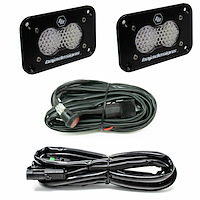 S2 Sport Black Flush Mount LED Light Pod Reverse Kit [Universal]