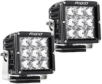 322113 D-XL PRO LED Light, Flood Optic, Surface Mount, Black Housing, Pair