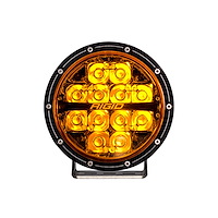 6 in. 360-Series LED Off-Road Lights [Spot Beam, Amber PRO Lens]
