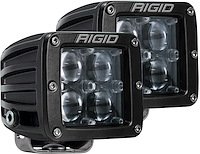 504713 D-Series PRO LED Light, Hyperspot Optic, Surface Mount, Black Housing, Pair