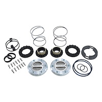 Hardcore Locking Axle Hub Set Fits 1999-04 Ford Super Duty Fronts with Dana Spicer 60