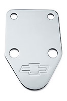 Fuel Pump Block-Off Plate Small Block Chevy