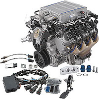 LS9 6.2L Supercharged Engine Kit, Dry Sump Oil System