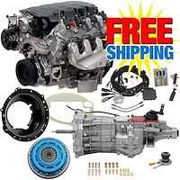 LT1 Dry Sump 376ci 6.2L Connect & Cruise Powertrain System T56 Super Magnum Trans