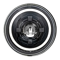 LED7-HDRSWB-B-C-D LED Projector Headlight w/HDR Switchback Halo, 7 in. [Black]