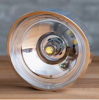 BLTFM-CAM69-C-1157DREV-SWB Billet Front Parking Lamps w/Revive 1157 Switchback LED, 1969 Chevy Camaro [Chrome]