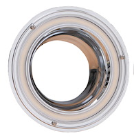 BLT-AIR-74-C Billet Air Intake, 5.75 in., 3 in. Inlet [Chrome]