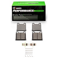 Performance Sport Brake Pads & Hardware Kit, 1969-1983 Audi/Porsche/Volkswagen, Position: Rear