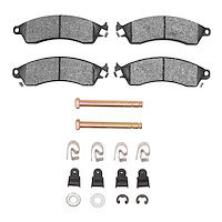 Performance Sport Brake Pads & Hardware Kit, 1985-2004 Fits Multiple Makes/Models, Position: Front