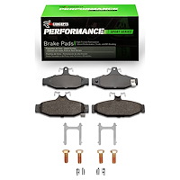 Performance Sport Brake Pads & Hardware Kit, 1985-1997 GM, Position: Rear
