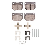 Performance Sport Brake Pads & Hardware Kit, 1989-1996 Infiniti/Nissan, Position: Rear