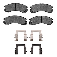 Performance Sport Brake Pads & Hardware Kit, 1994-2000 Mitsubishi, Position: Front