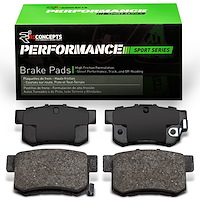 Performance Sport Brake Pads, Fits Select Fits Multiple Makes/Models, Position: Rear